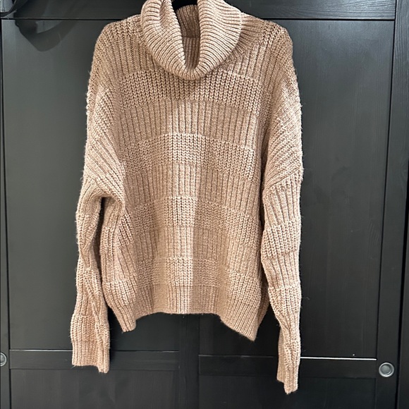 White Birch Chunky Knit Cowl Neck Sweater - Picture 1 of 10